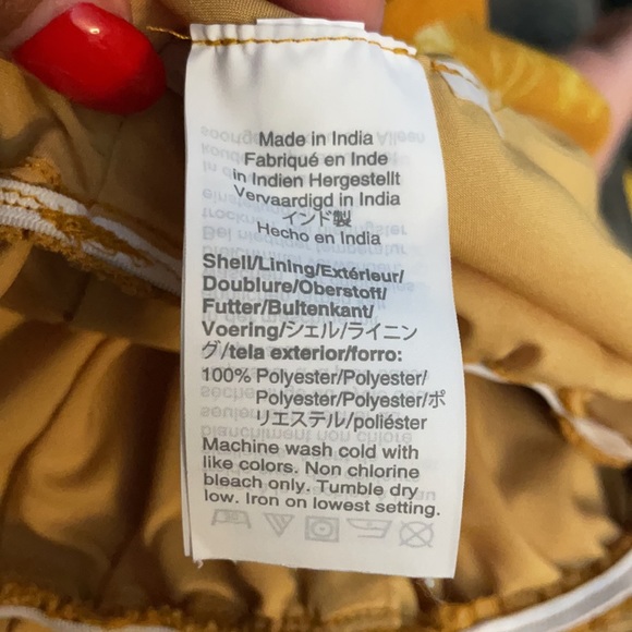 Madewell Ruffle Shoulder Botanical Floral Peplum - Picture 6 of 13